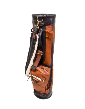 8 Premium Leather Sunday Style Golf Bag