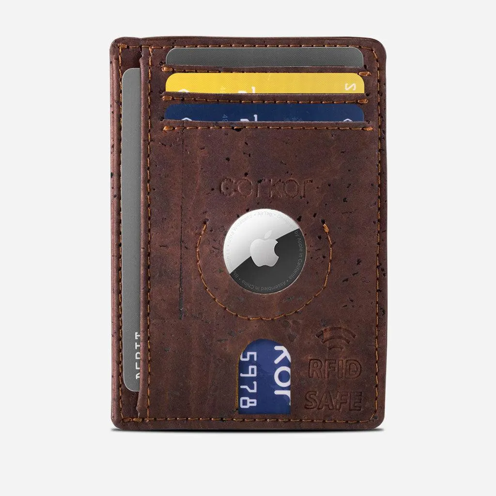 Airtag Wallet Cards Holder RFID Safe