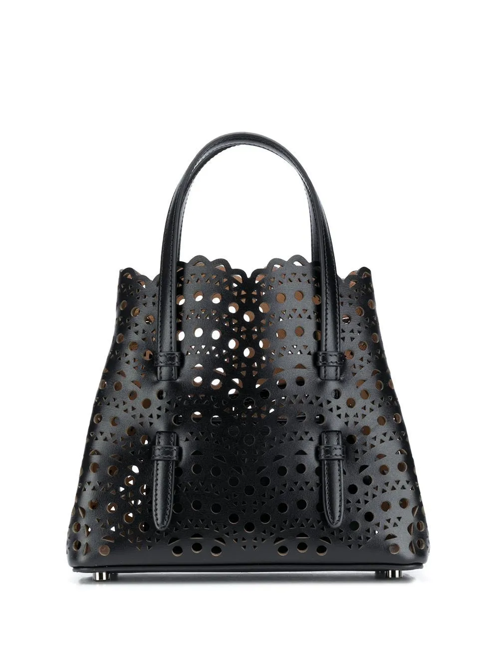 ALAIA Elegant Mini Perforated Leather Handbag