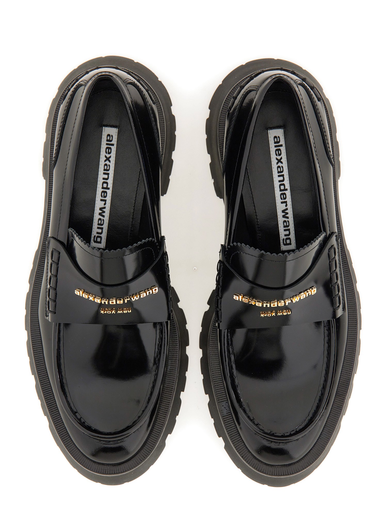 ALEXANDER WANG    MID-HEEL LEATHER CARTER LOAFER