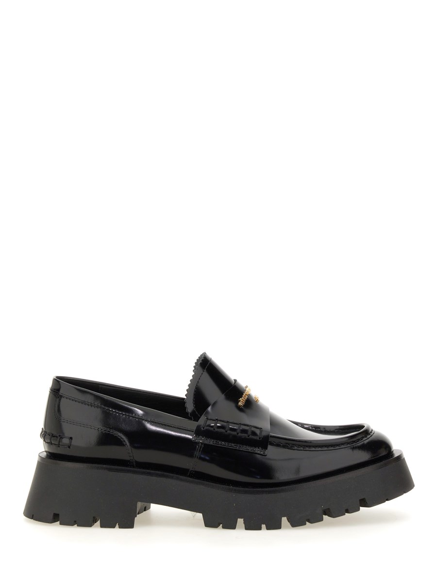 ALEXANDER WANG    MID-HEEL LEATHER CARTER LOAFER