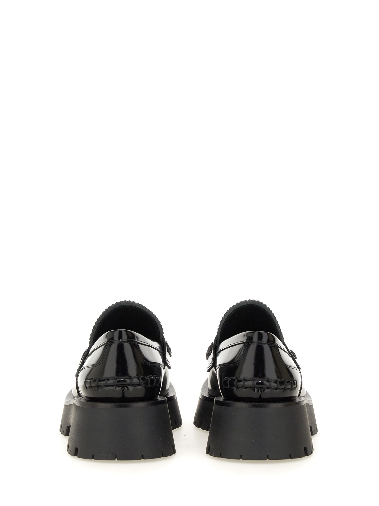 ALEXANDER WANG    MID-HEEL LEATHER CARTER LOAFER