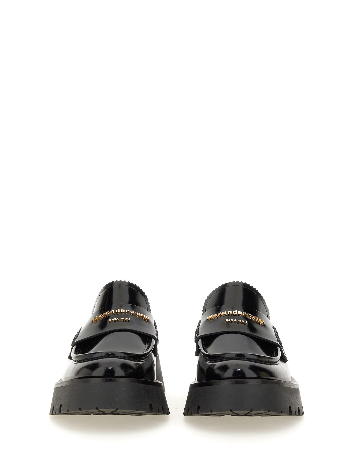 ALEXANDER WANG    MID-HEEL LEATHER CARTER LOAFER