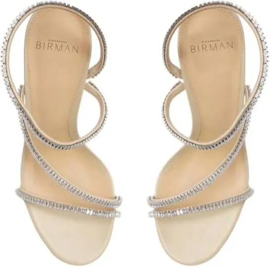 Alexandre Birman Polly Zircone 85 sandals Neutrals