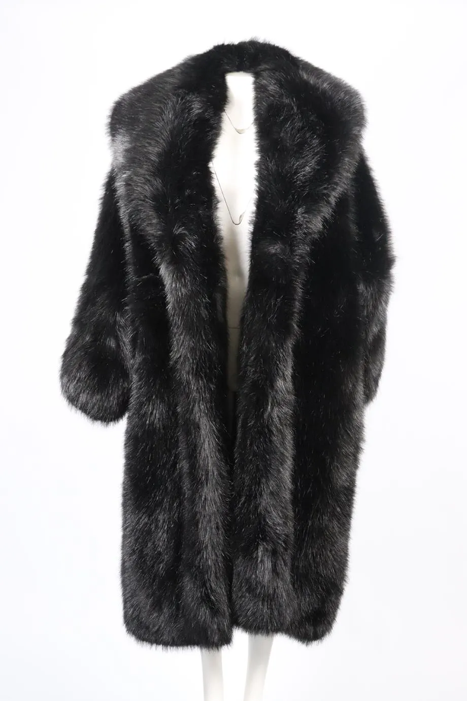 ALEXANDRE VAUTHIER 2023 FAUX FUR COAT UK 8