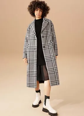 Aniston Casual Checked Winter Coat | Kaleidoscope