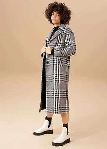 Aniston Casual Checked Winter Coat | Kaleidoscope