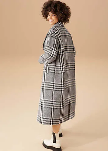 Aniston Casual Checked Winter Coat | Kaleidoscope