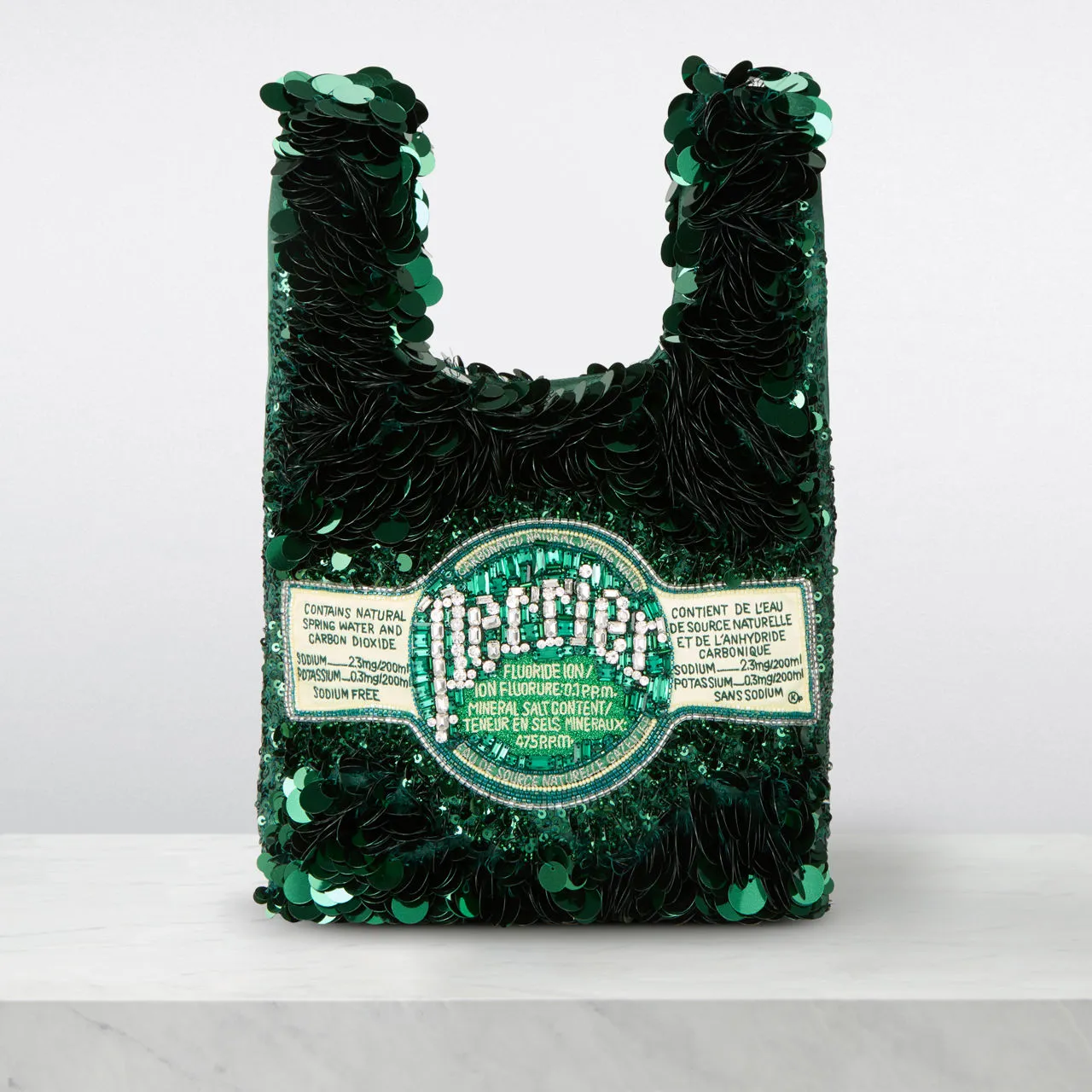 ANYA HINDMARCH Perrier Mini Tote Bag - Bottle Green