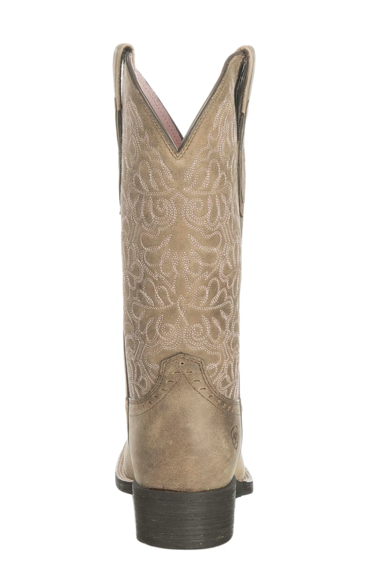 Ariat Women's Round Up Remuda Tan Western Wide Square Toe Cowboy Boots