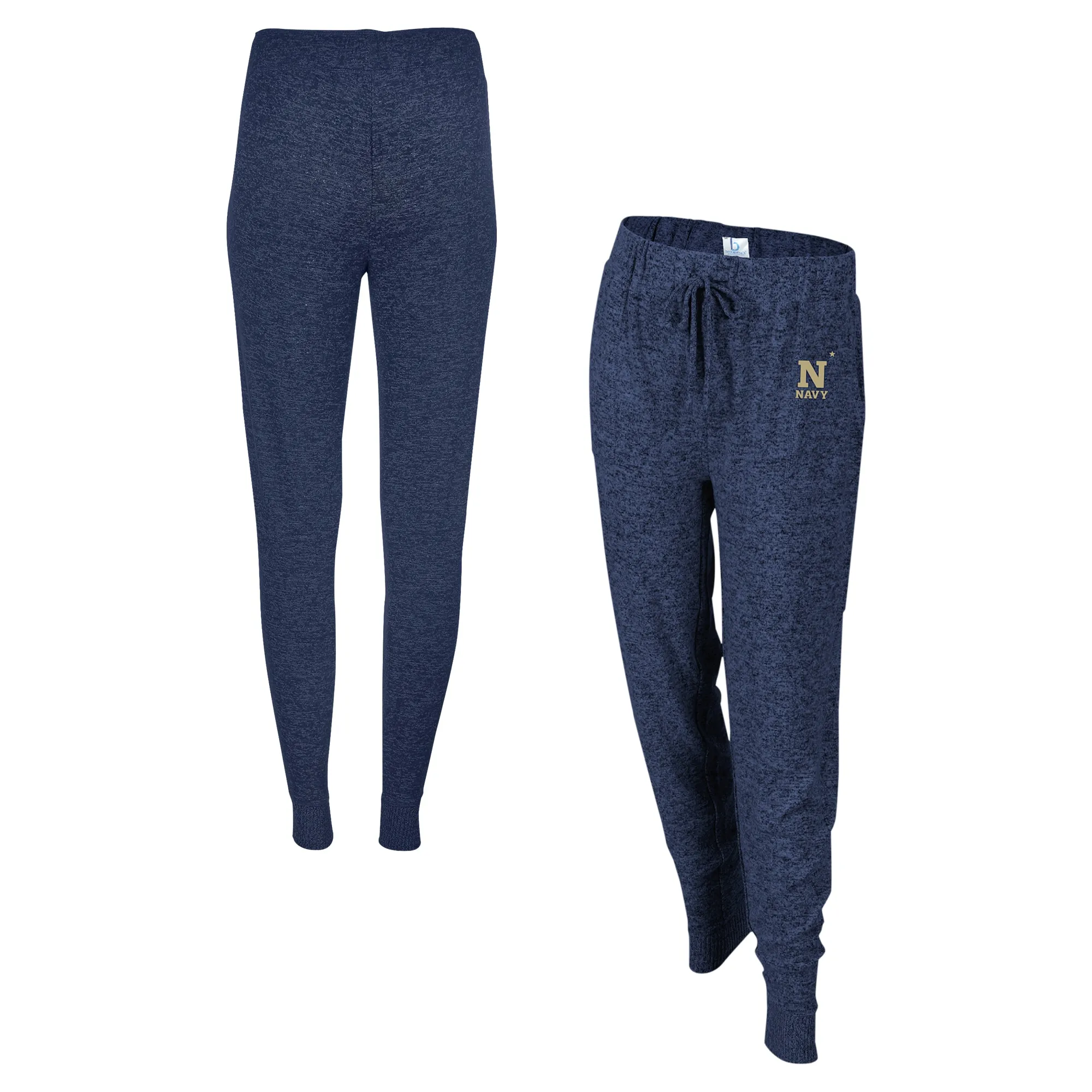 Boxercraft Navy Midshipmen Women's Navy Cuddle Tri-Blend Jogger Pants