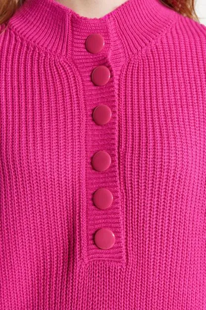 Button Detailed Sweater