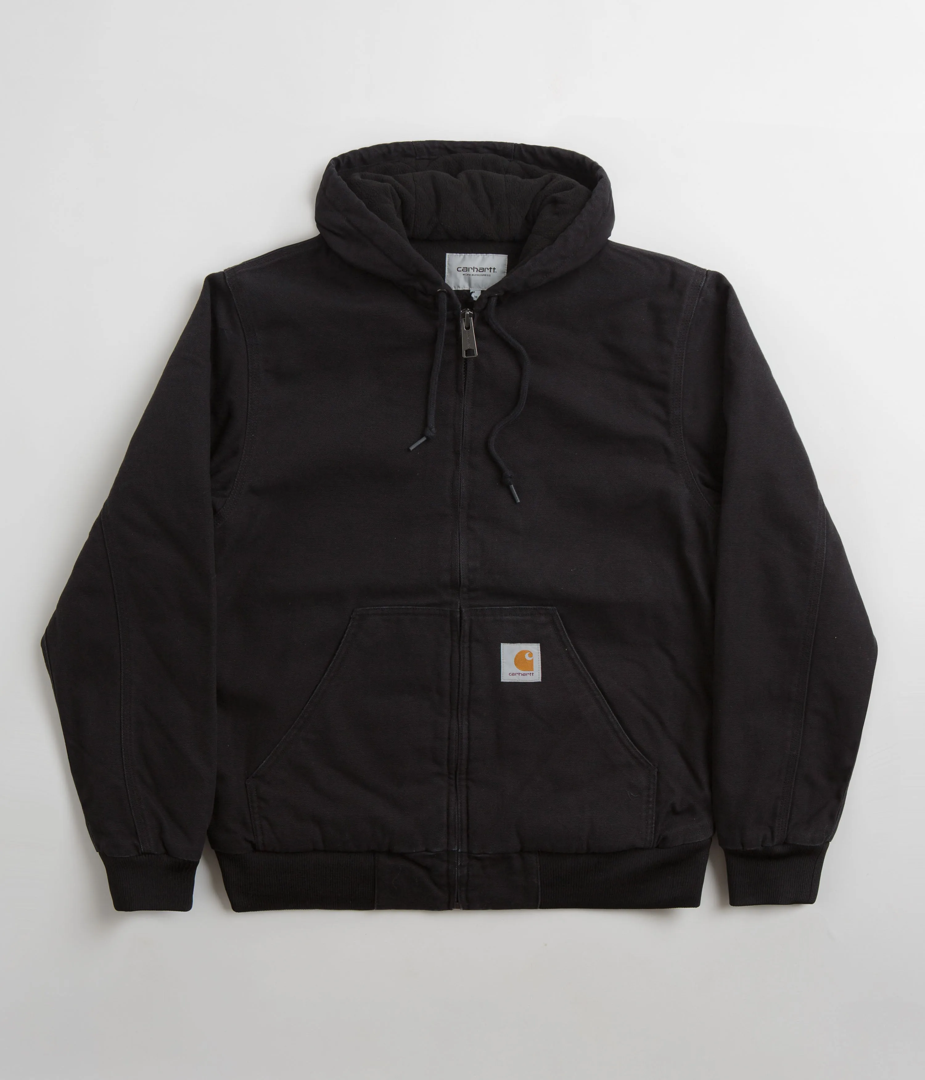 Carhartt Active Jacket - Black Heavy Stone Wash