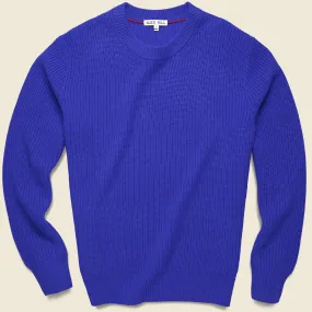 Cashmere Jordan Sweater - Cobalt