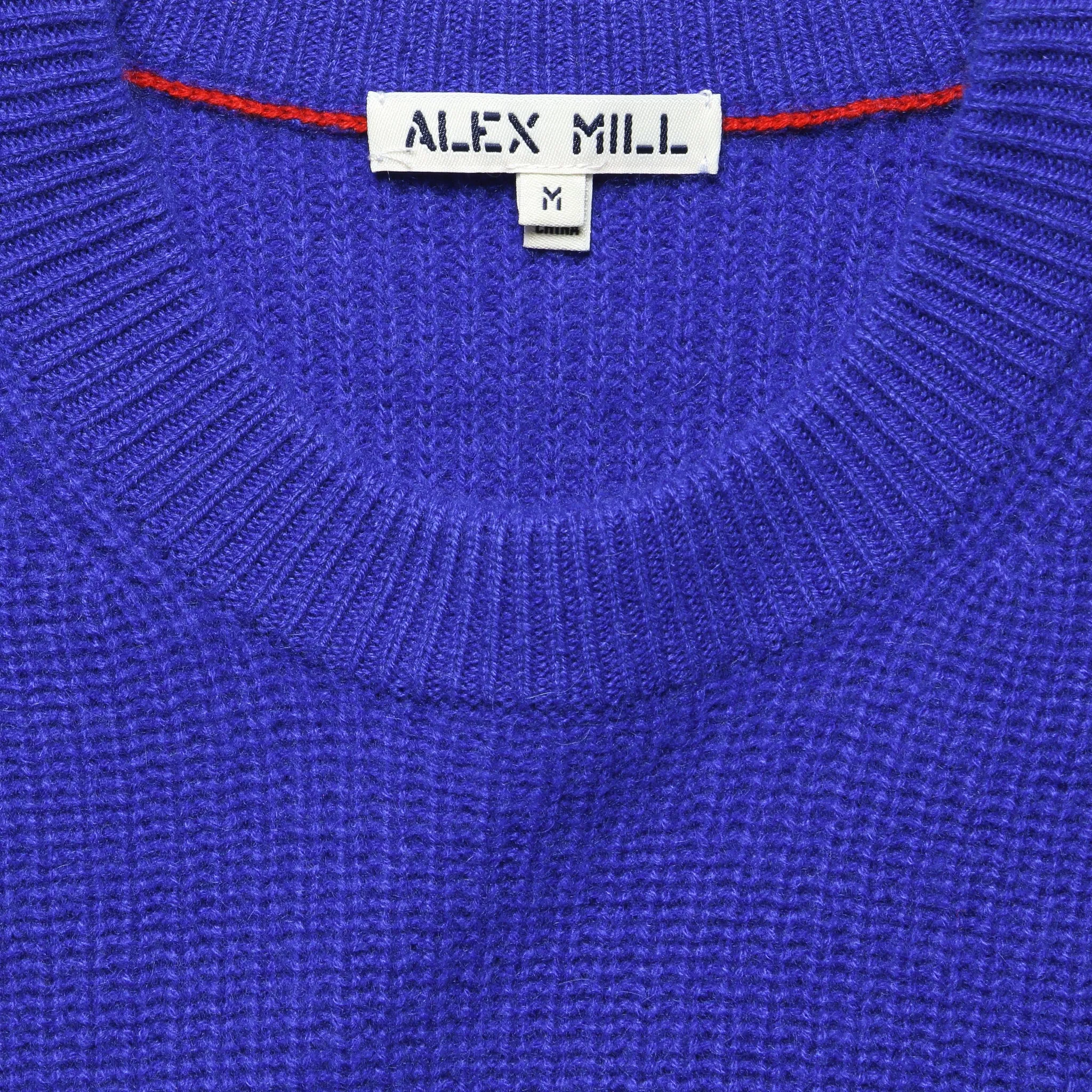 Cashmere Jordan Sweater - Cobalt