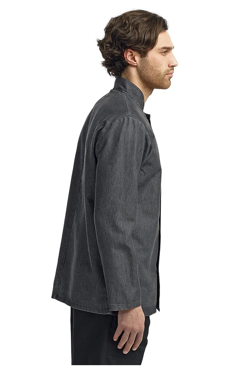 Chef's Black Denim Long Sleeve Coat