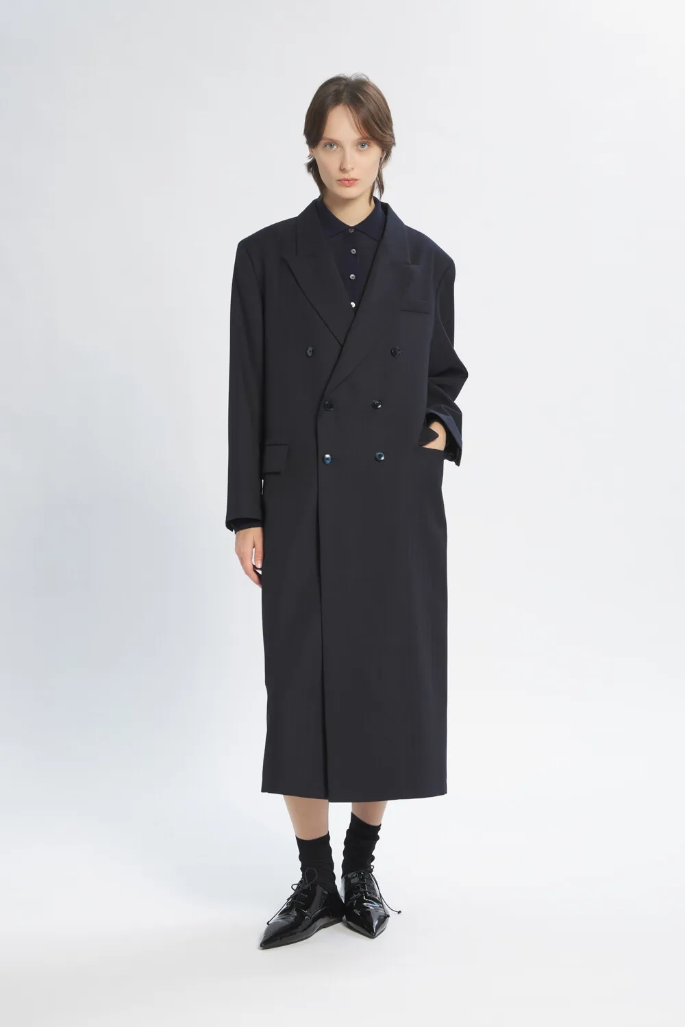 Coat Gianni Postion Navy