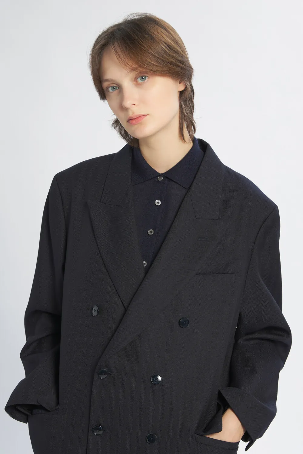 Coat Gianni Postion Navy