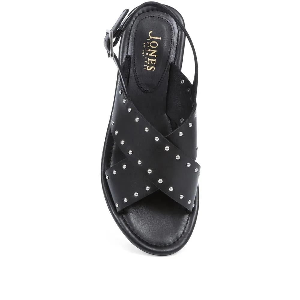 Cross Over Studded Sandals - ELDA / 323 390