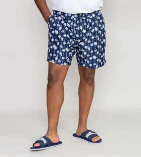 D555 Mens Palm Tree Printed Swim Shorts (BRADWELL)