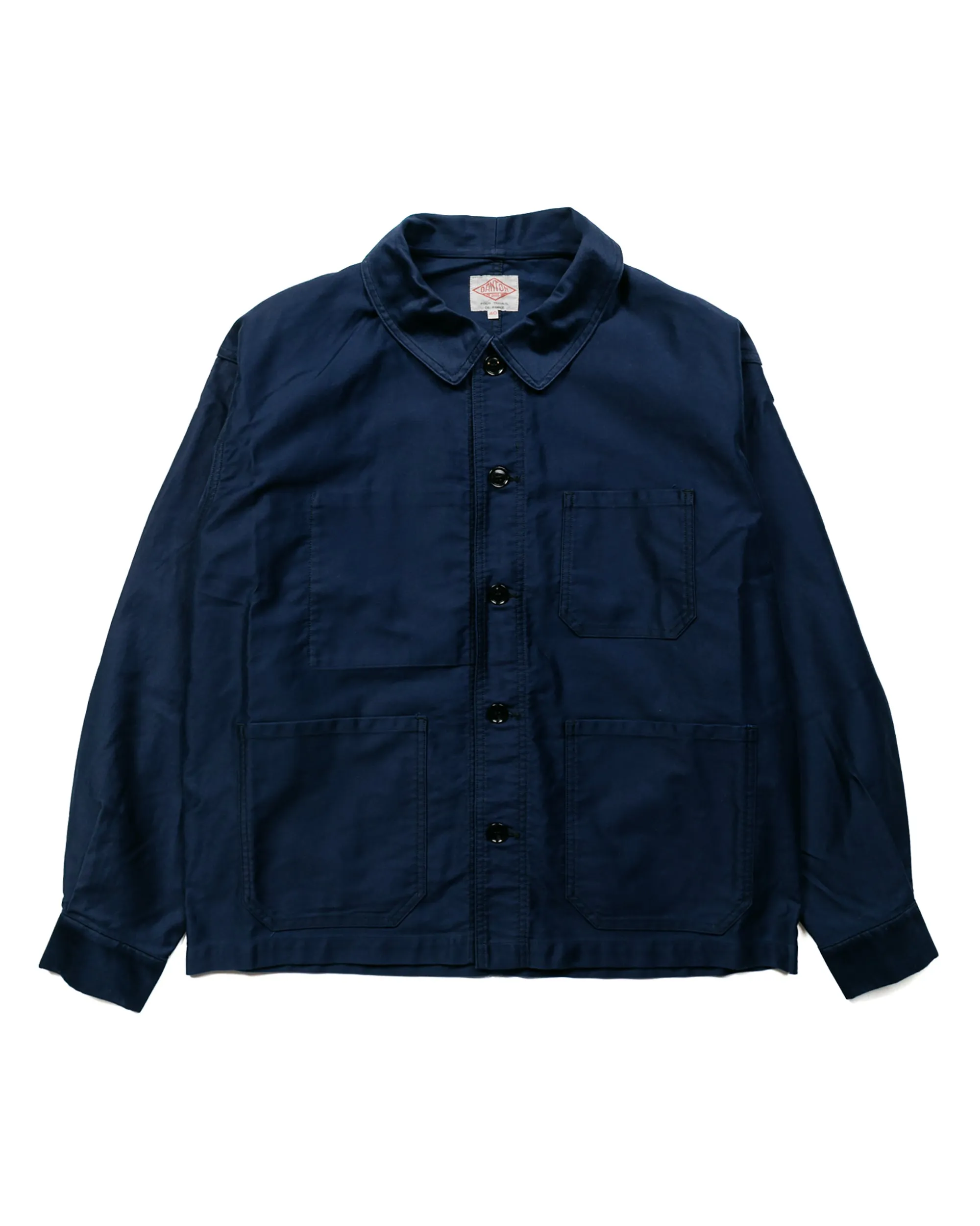 Danton Moleskin Wide Coverall Blue