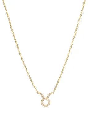 Diamond Taurus Necklace