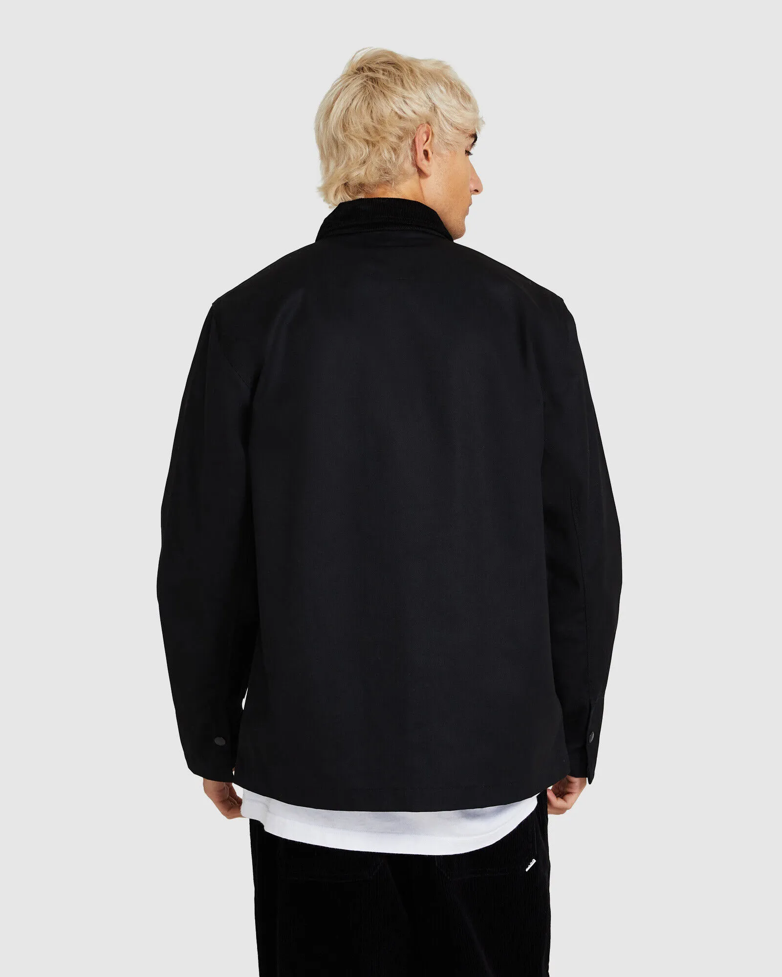 Dickies Baltimore Button Up Coat Black