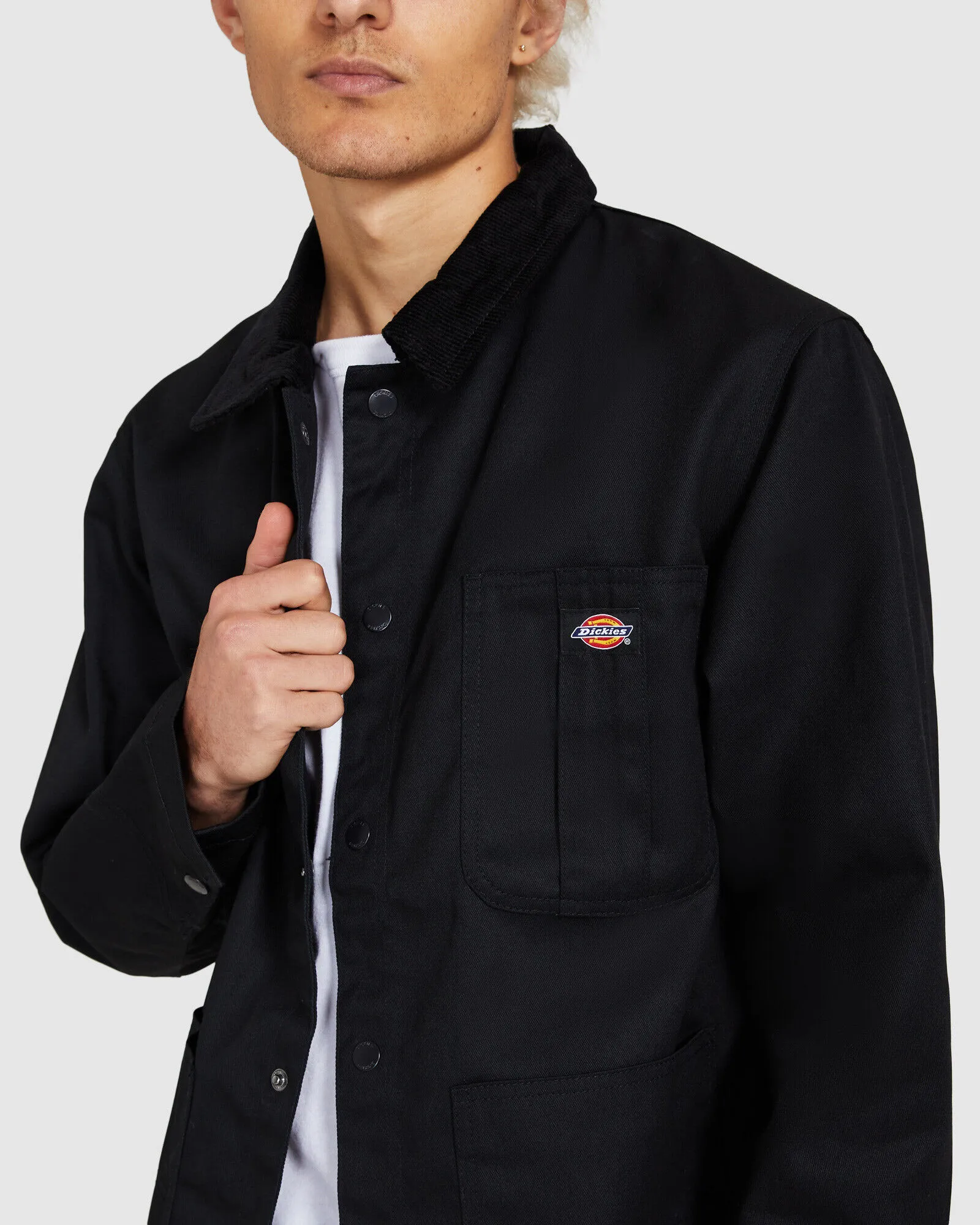 Dickies Baltimore Button Up Coat Black