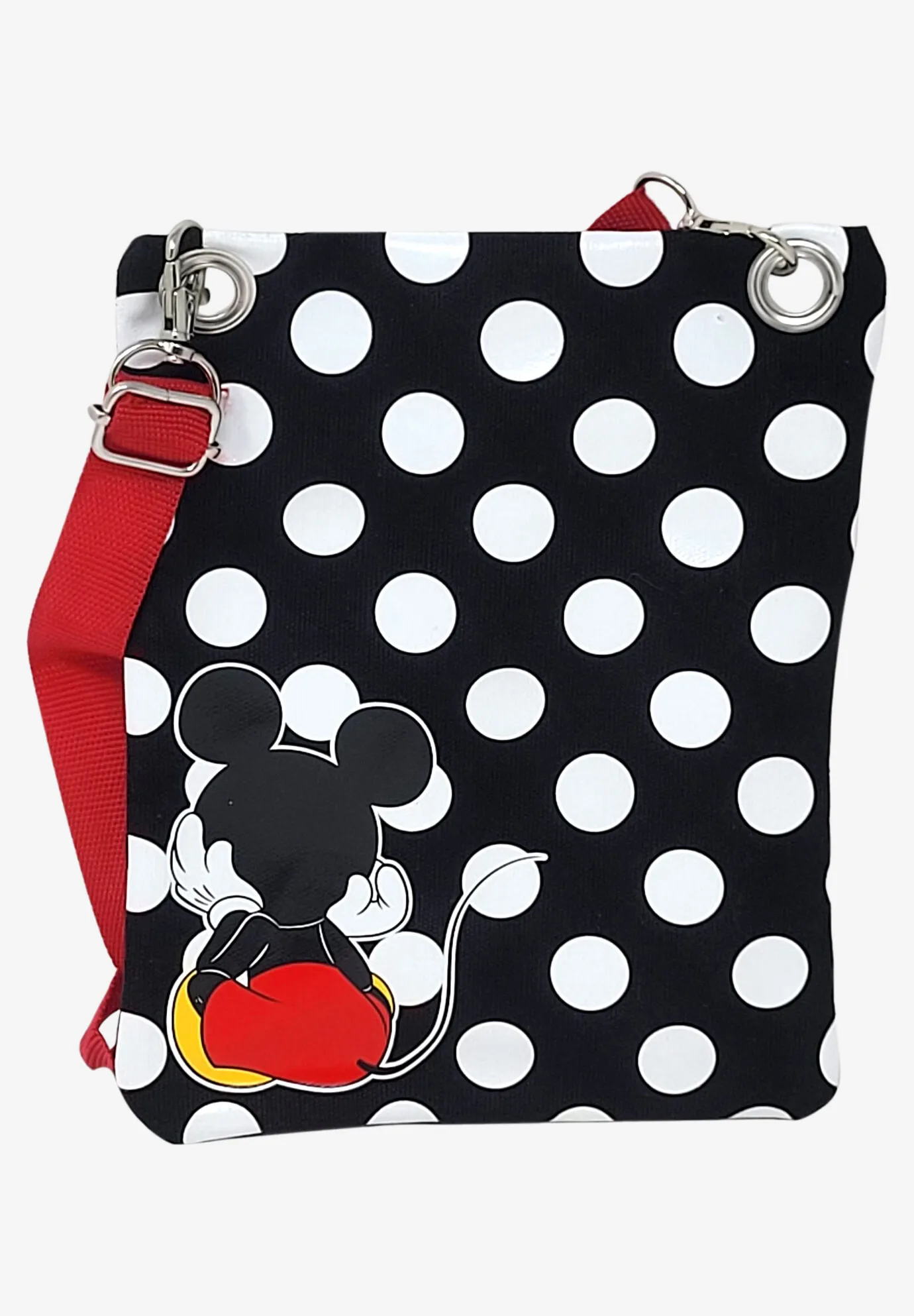 Disney Mickey & Minnie Mouse Passport Bag All-Over Print Travel Crossbody Purse Passport Bag