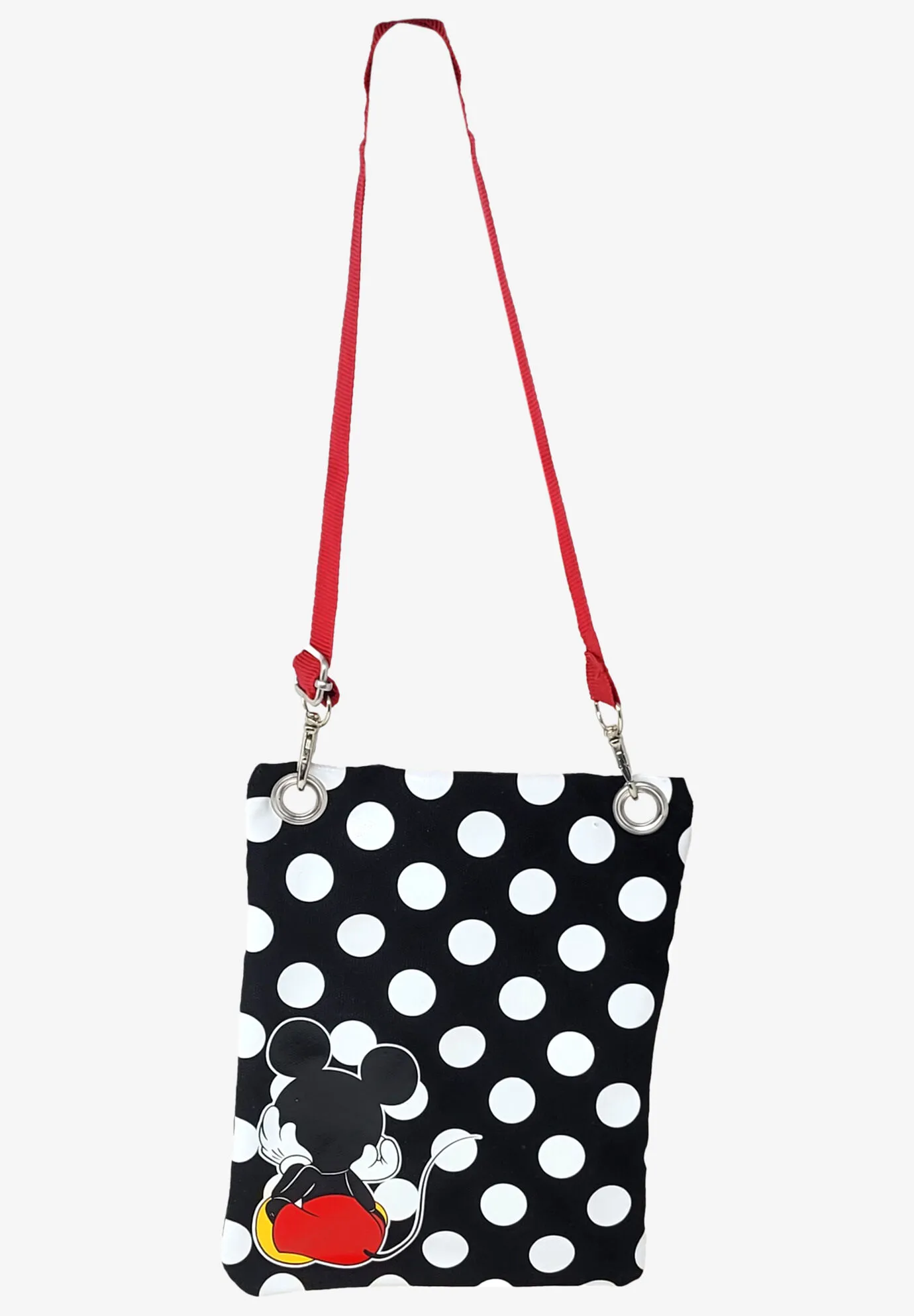 Disney Mickey & Minnie Mouse Passport Bag All-Over Print Travel Crossbody Purse Passport Bag