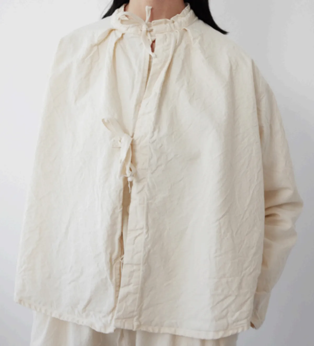 Drawstring Jacket - Natural