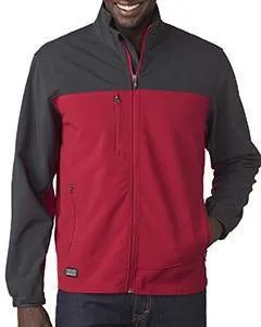 Dri Duck Poly Spandex Motion Jacket 5350 Red/ Charcoal