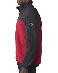 Dri Duck Poly Spandex Motion Jacket 5350 Red/ Charcoal