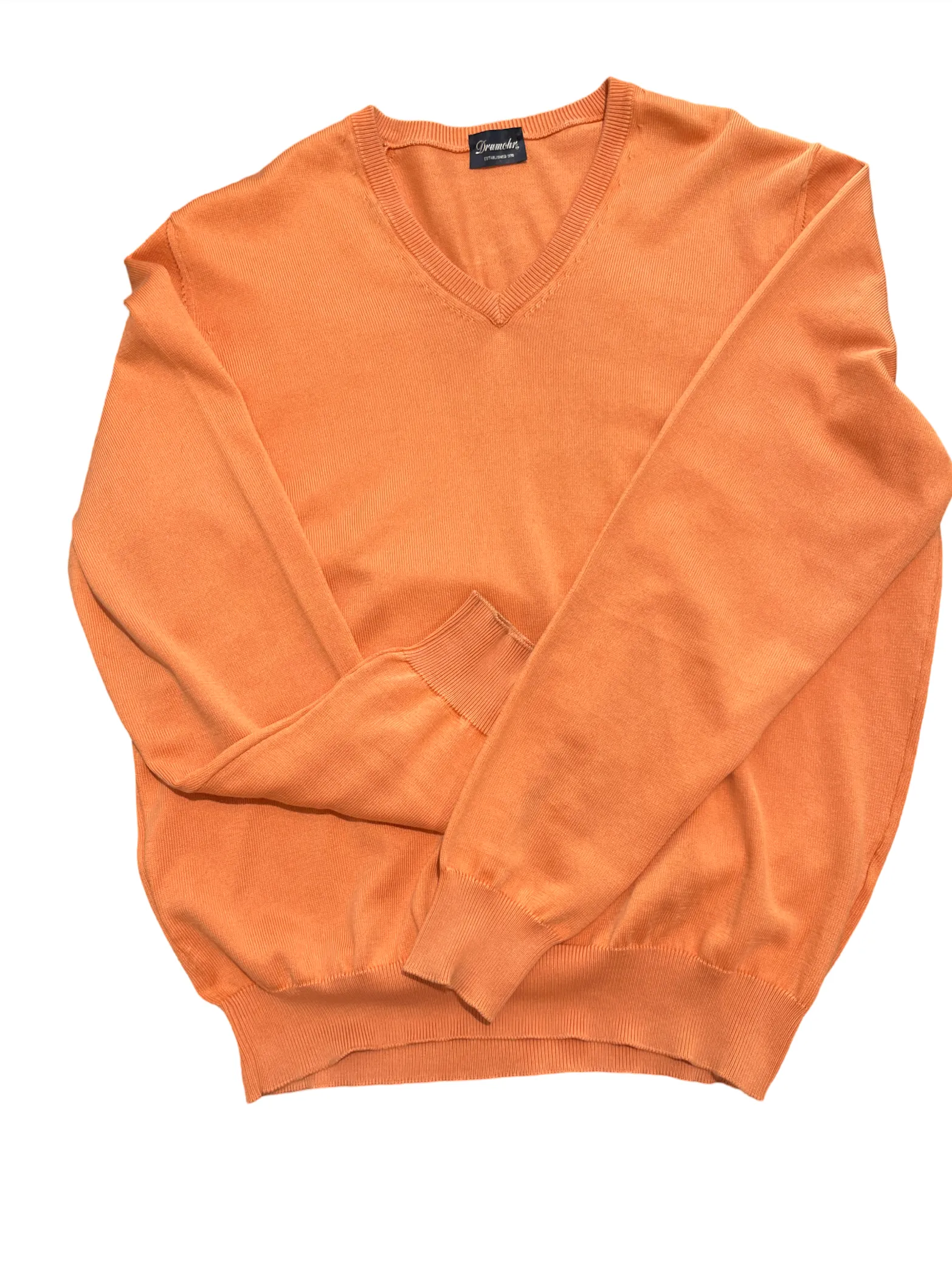 Drumohr Orange Sweater Pullover