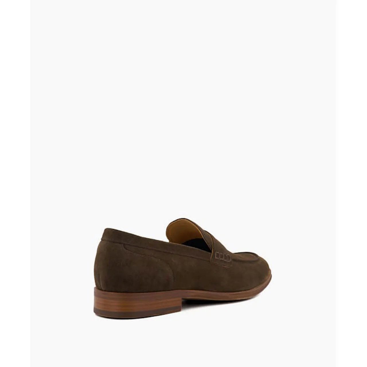 DUNE LONDON Sulli Suede Loafers - Brown