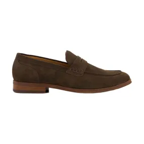 DUNE LONDON Sulli Suede Loafers - Brown