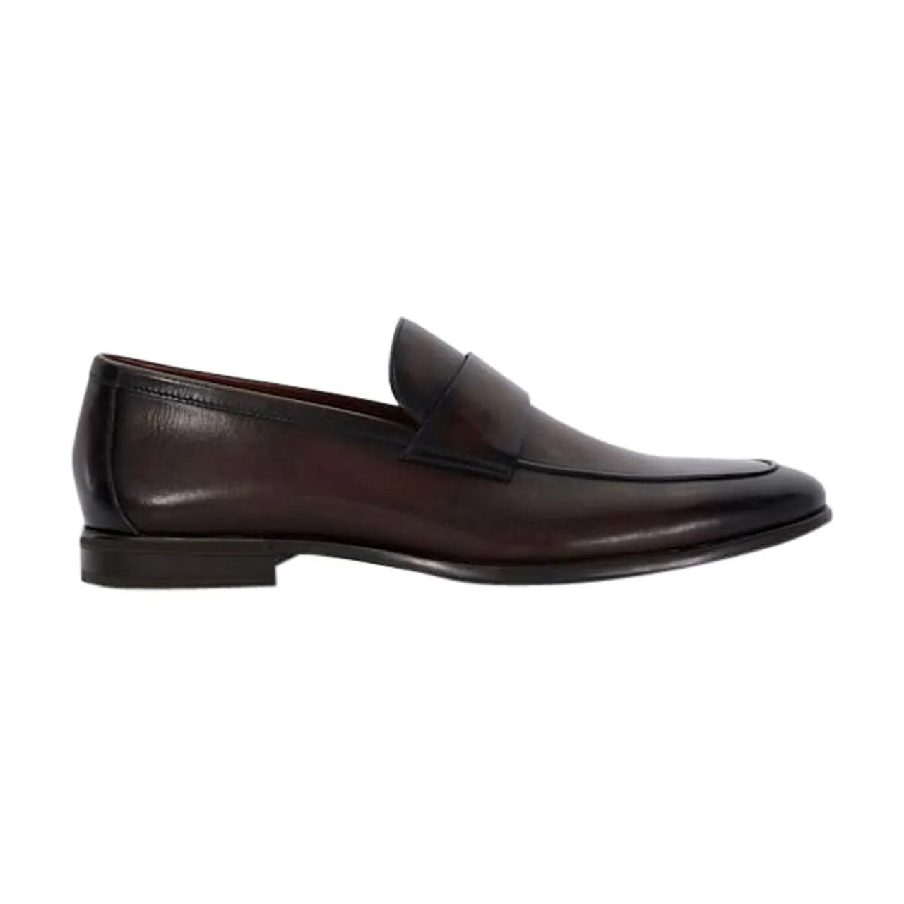 DUNE LONDON Sylas Penny Loafers - Brown