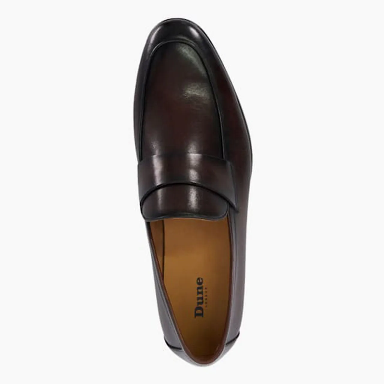 DUNE LONDON Sylas Penny Loafers - Brown