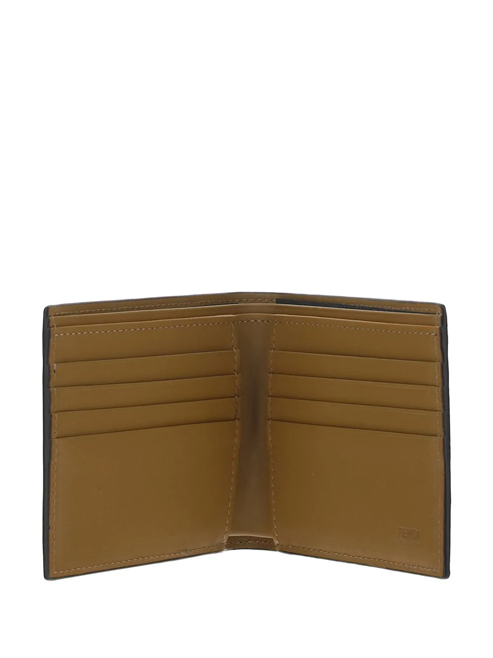 Fabric Bi-fold Wallet - Brown