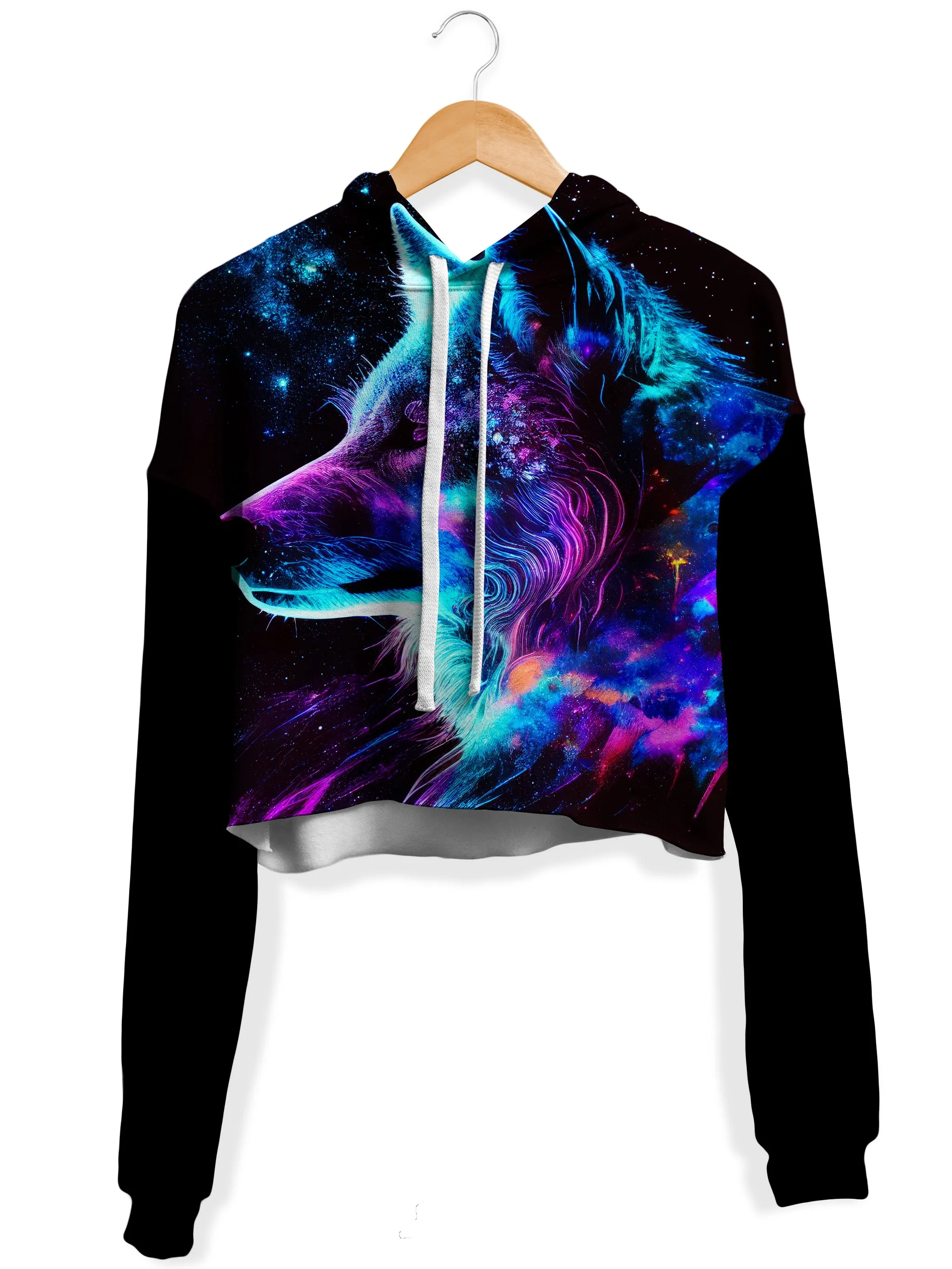 Facing Orion Fleece Crop Hoodie