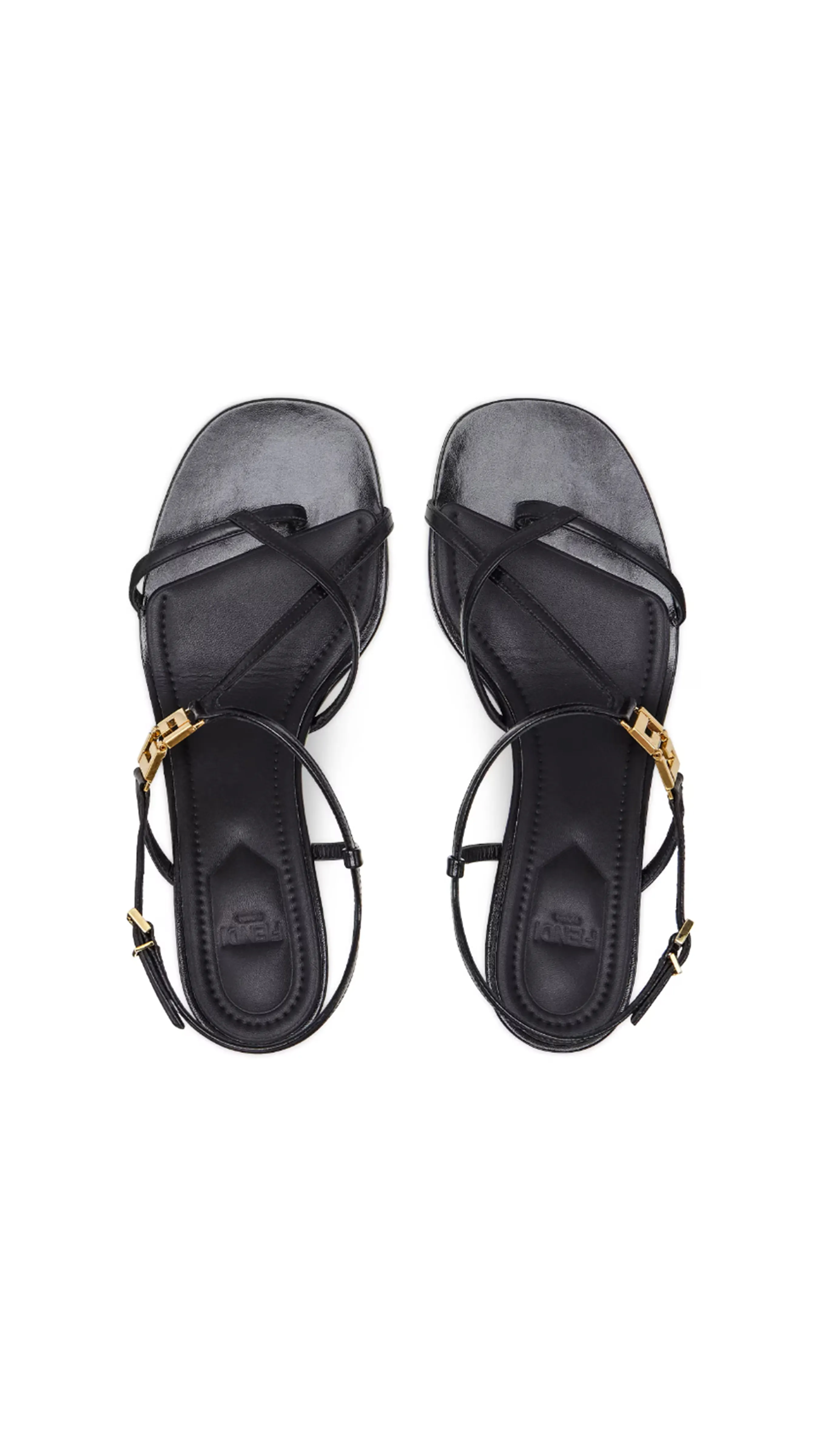 Fendi FFold Sandals - Black