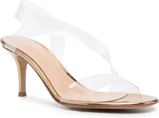 Gianvito Rossi Metropolis 70mm open-toe sandals Neutrals