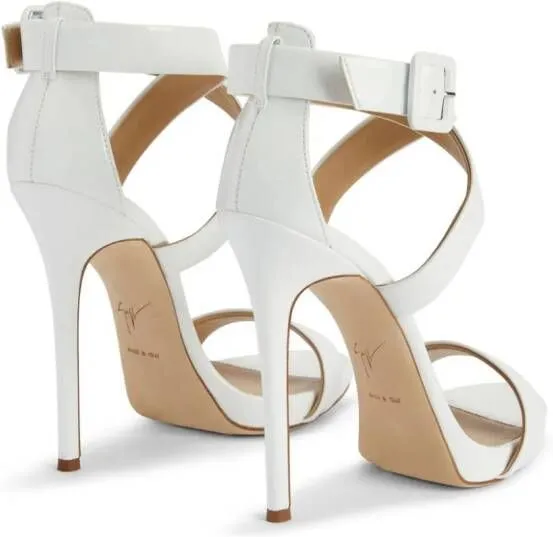 Giuseppe Zanotti Bellis 120mm platform sandals White