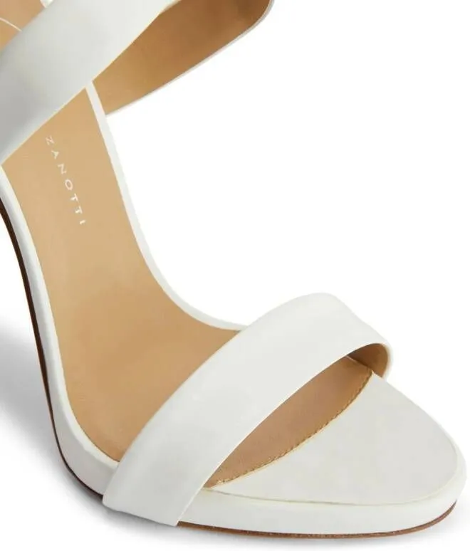 Giuseppe Zanotti Bellis 120mm platform sandals White