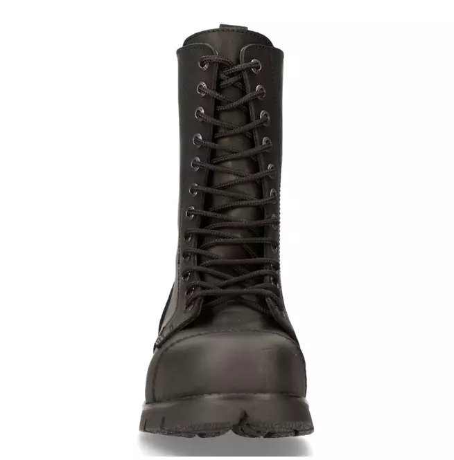 Gothic Genuine Leather Black Boots