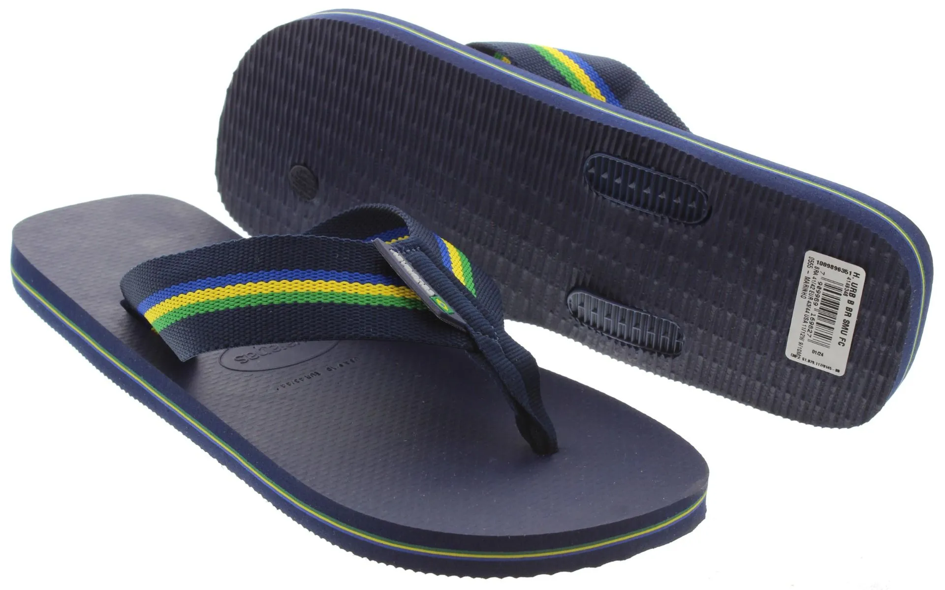 HAVAIANAS Mens Urban Brasil Flipflop Sandals In Navy