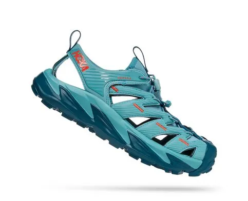 Hoka Womens Hopara All-Terrain Sandals- Coastal Shade/Blue Coral