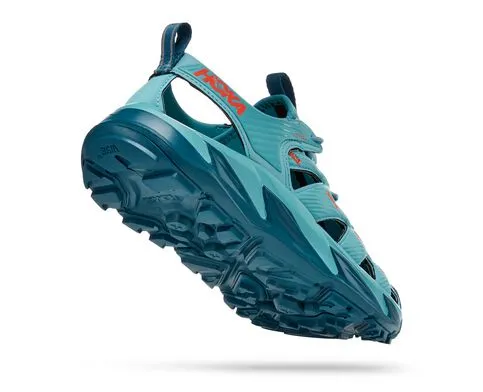 Hoka Womens Hopara All-Terrain Sandals- Coastal Shade/Blue Coral