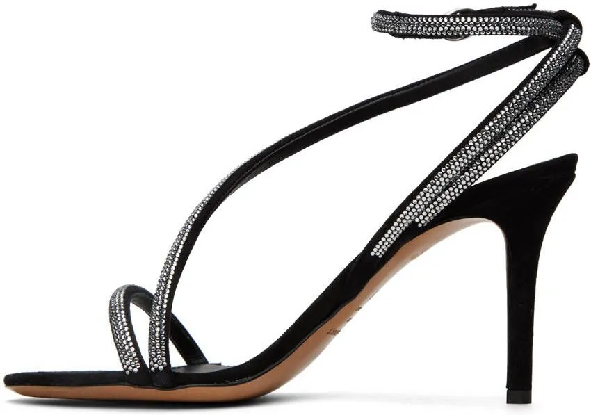 Isabel Marant Black Atria Heeled Sandals