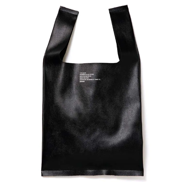 Japanese magazine gift Zucca Black imitation leather handbag